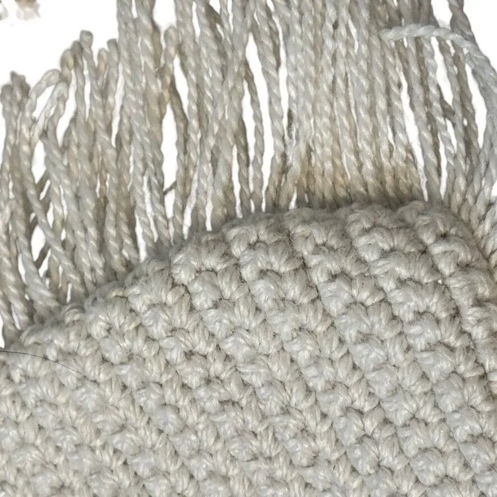 Crate & Barrell Ivory Woven 20x20